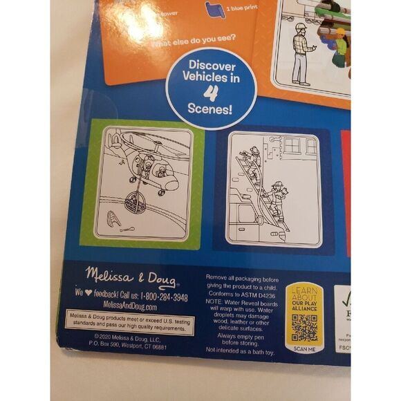 Melissa and Doug Water Reveal Vehicles - Picture 6 of 8